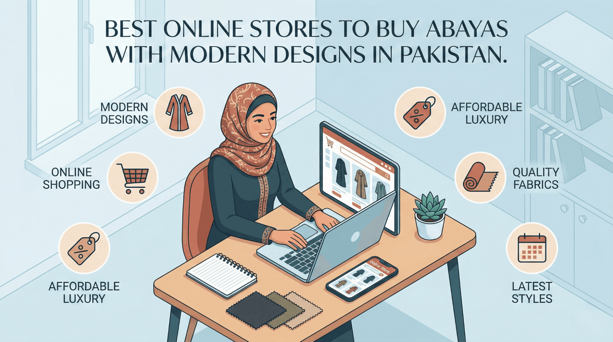 Best Online Stores to Buy Abayas with Modern Designs in Pakistan
