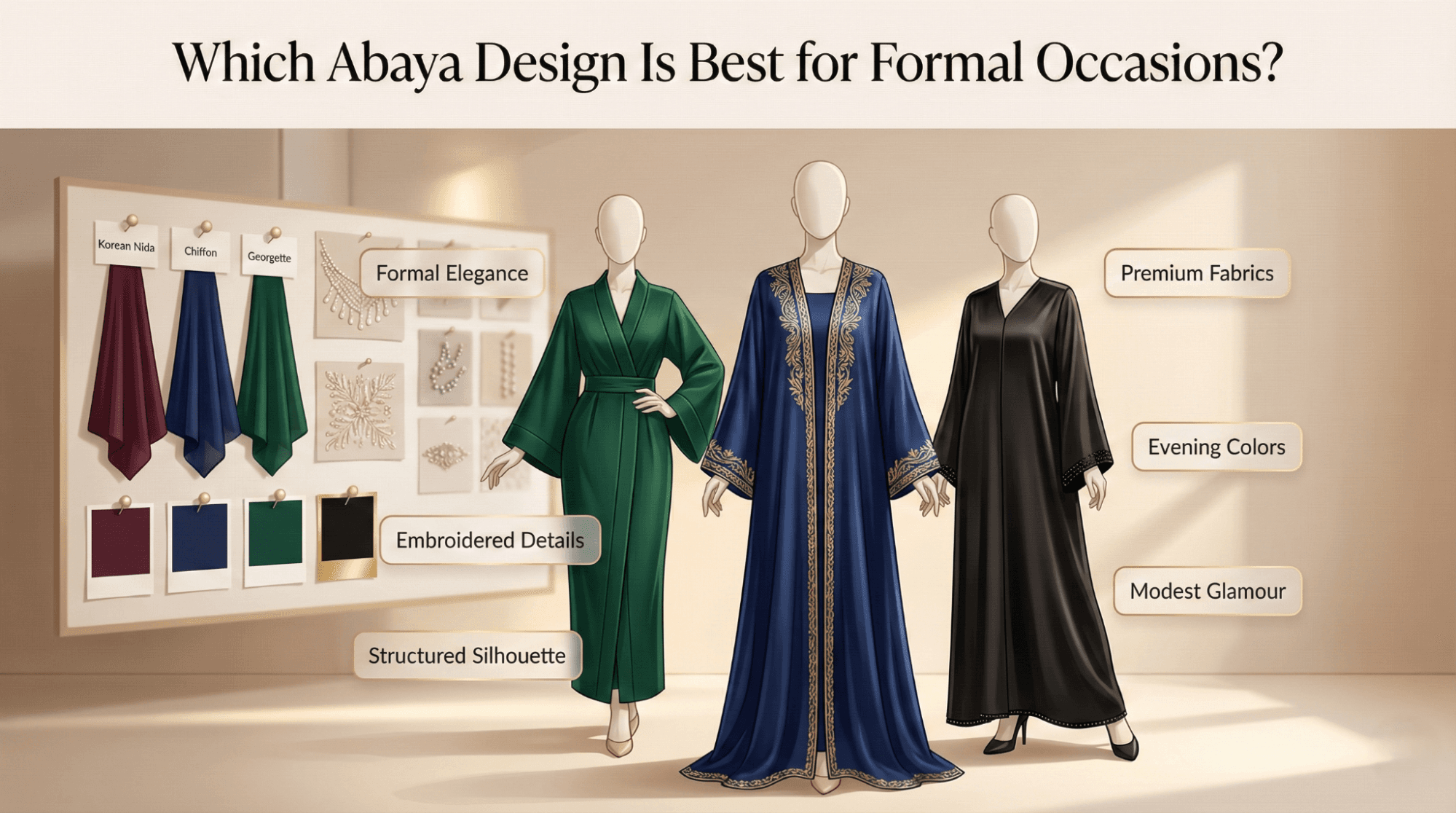 Which Abaya Design Is Best for Formal Occasions?